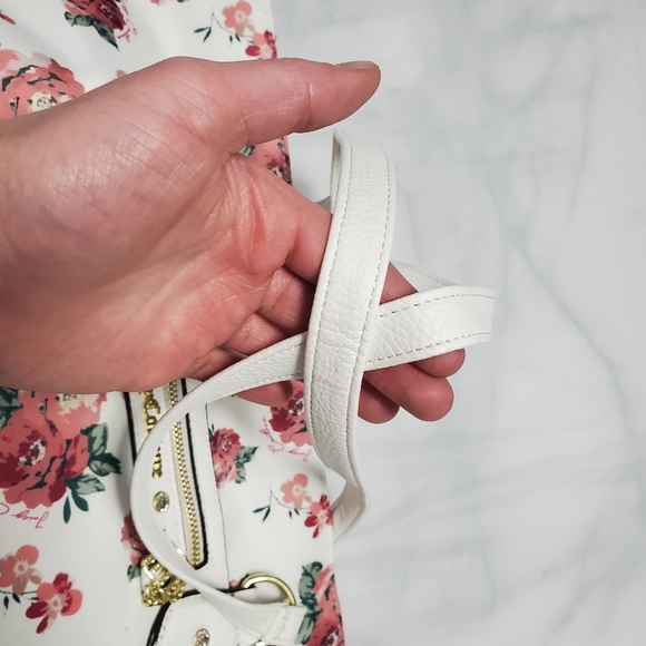 Juicy Couture NWT White With Rose Large Light - Picture 5 of 5